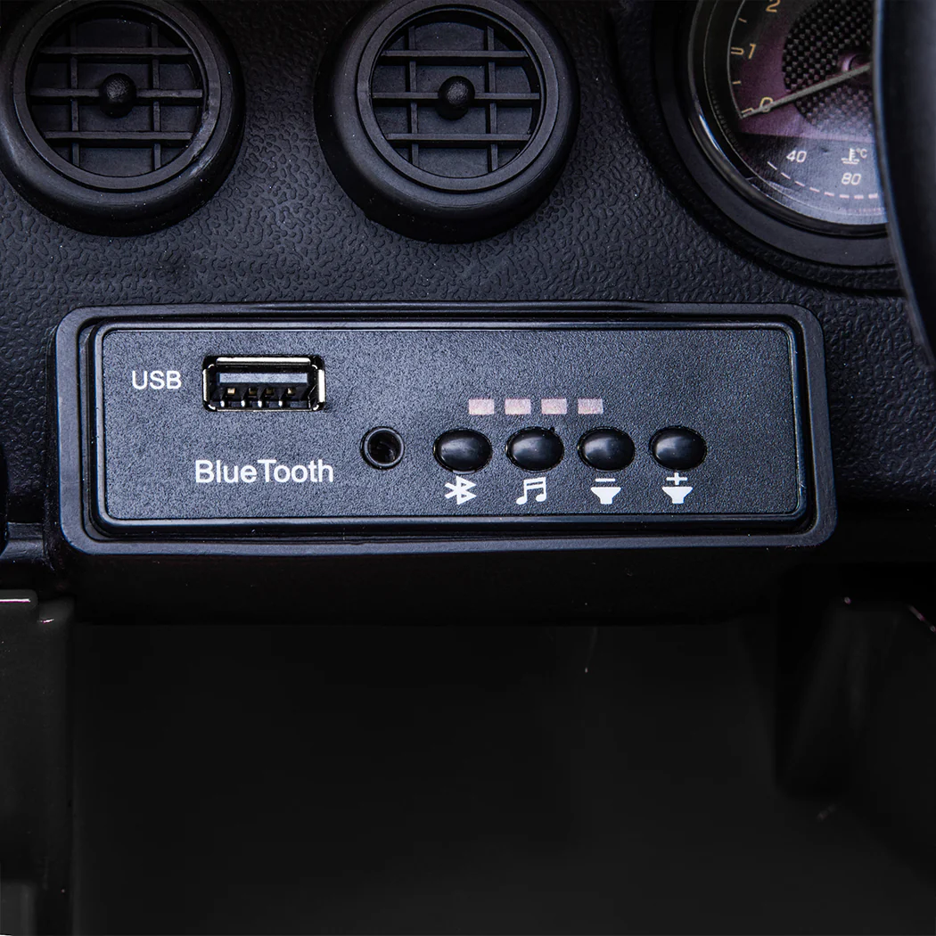 Kids Ride On Car 12V Battery Mercedes-Benz Licensed AMG GTR Toy Remote Control - Black - Nurns