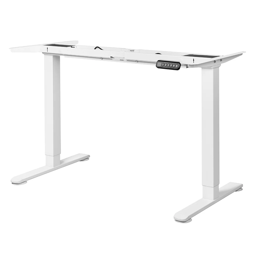 Levede Motorised Standing Desk Frame White Dual Motor - Nurns