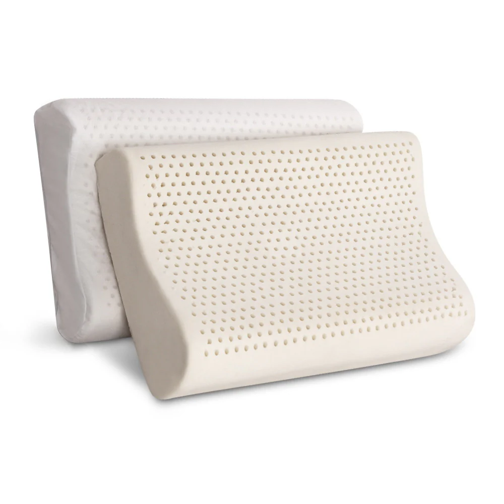 Set of 2 Natural Latex Pillow 2-Zone - Nurns