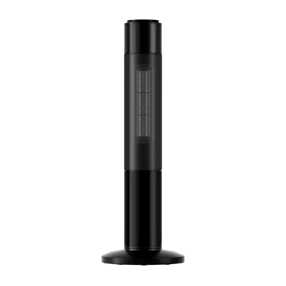 Ceramic Tower Heater 3D Flame 2000W - Black - Nurns