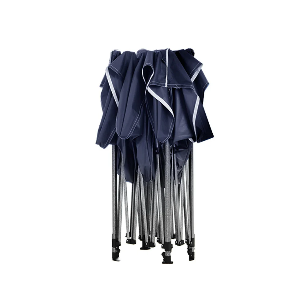 Instahut Gazebo 3x4.5 Pop Up Marquee Folding Tent Wedding Gazebos Camping Outdoor Shade Canopy Navy - Nurns