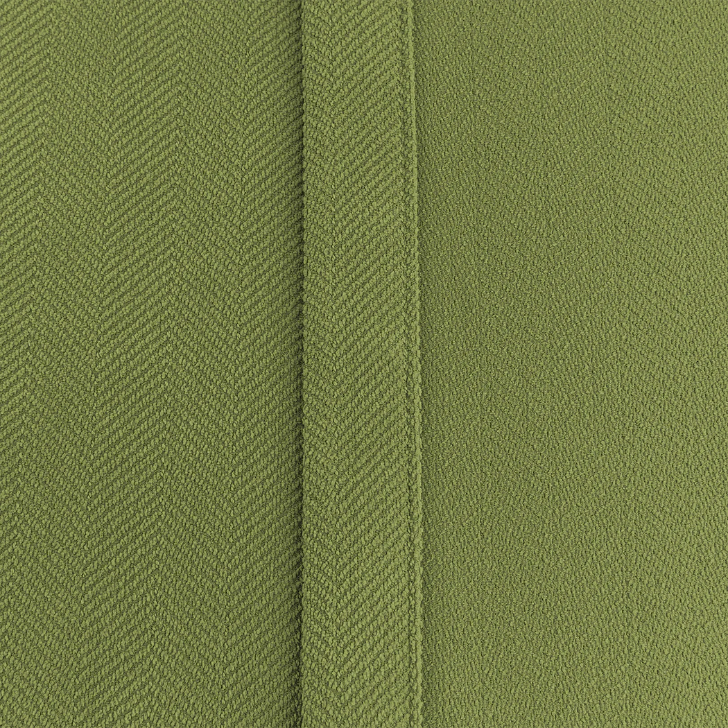 Set of 2 240x250 Blockout Curtains Chenille - Green - Nurns