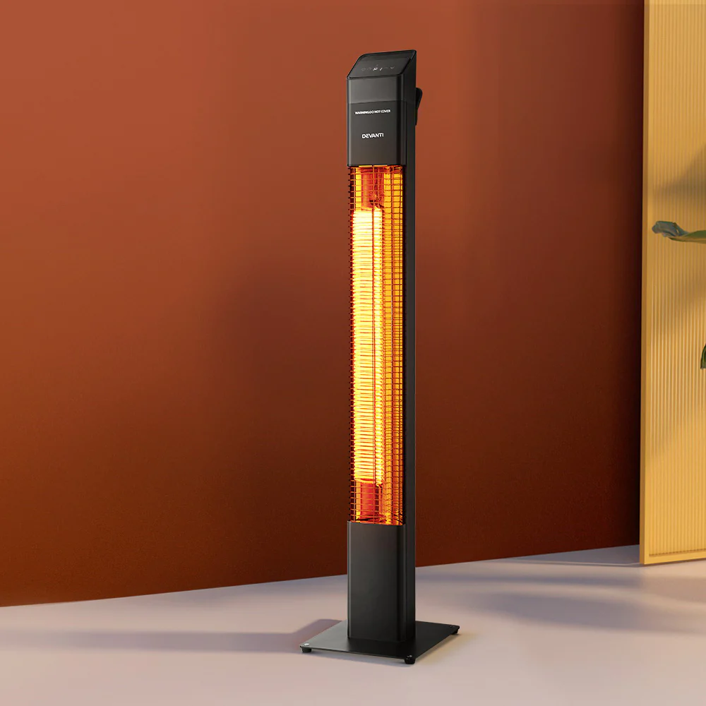 Radiant Tower Heater Electric Portable Remote Control 2000W Heating - Nurns