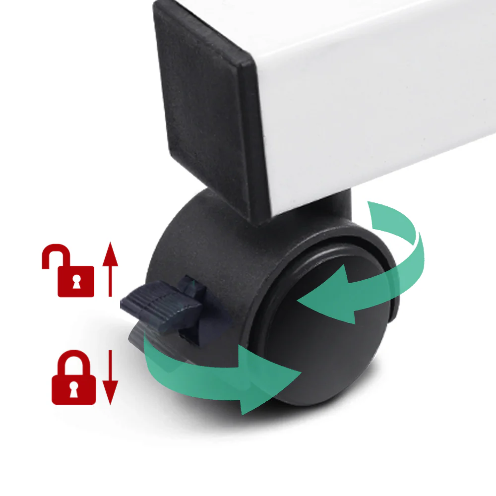 Artiss Laptop Desk Table Adjustable 60cm White - Nurns