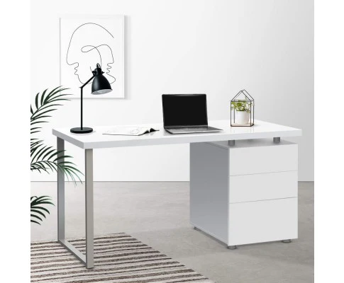 Amaranth Office Desk & Chair Package - White - Nurns