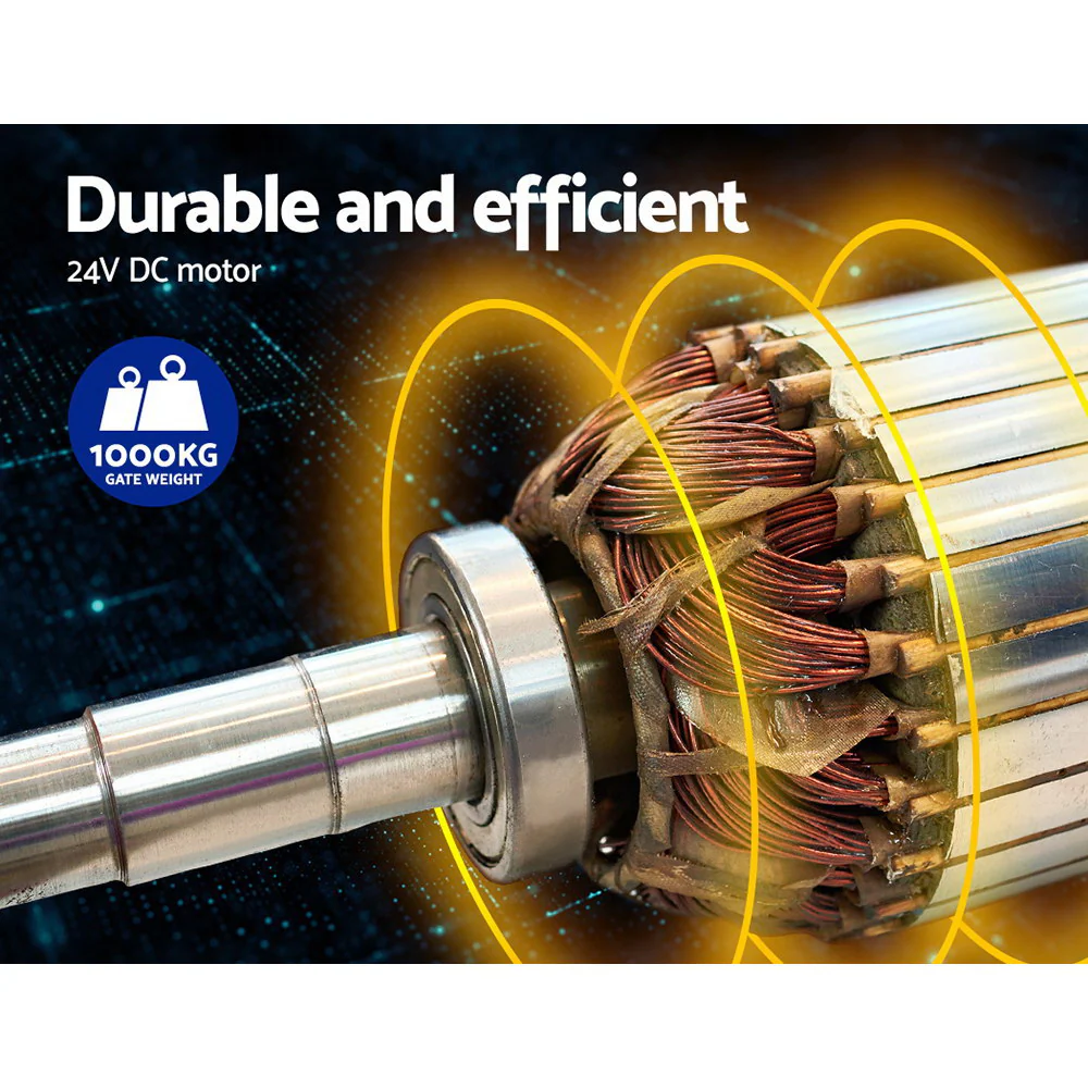 Swing Gate Opener Double Automatic Electric Kit Remote Control 1000kg - Nurns