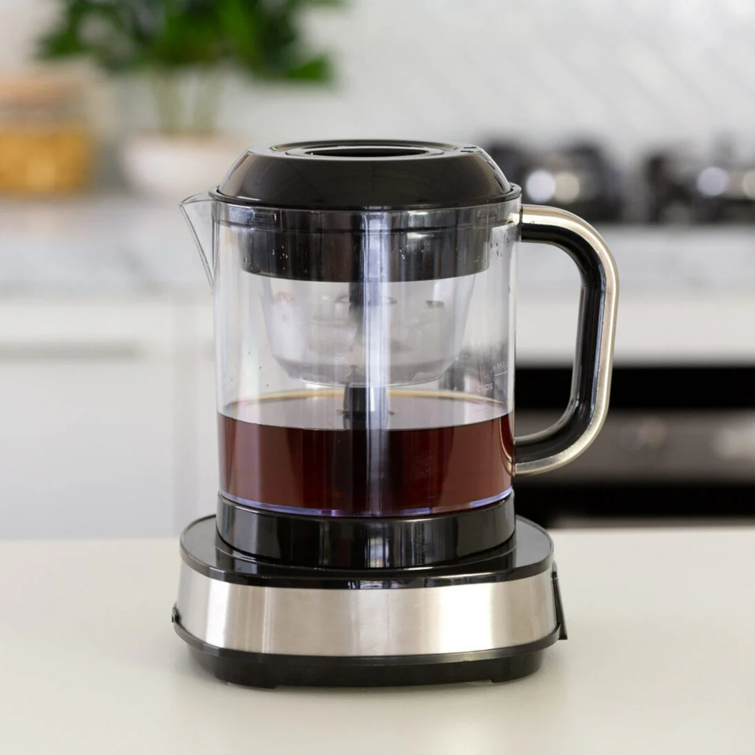 Digital Cold Brew Coffee Maker with 4 Coffee Flavours, 1.05L Capacity - Nurns