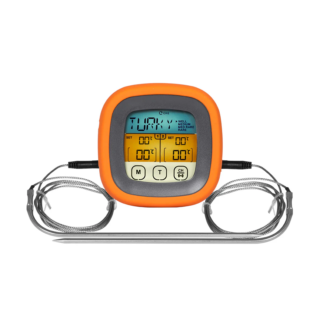Digital Food Thermometer BBQ 2 Probe - Nurns