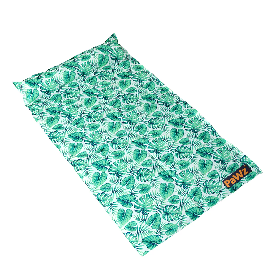 LARGE Dog Beds Pet Cooling Mat Gel Non-Toxic - Green - Nurns