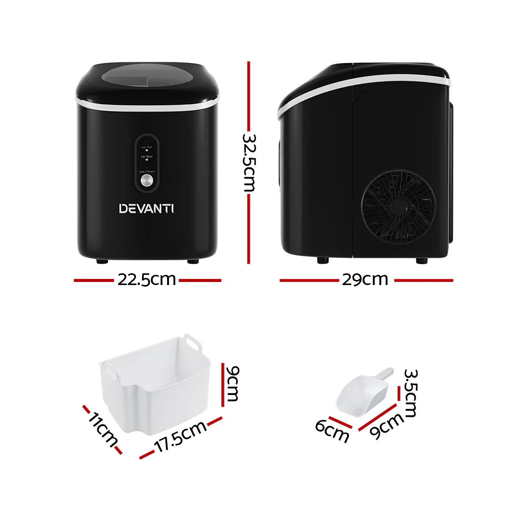 Devanti 15kg Nugget Ice Maker Machine - Nurns