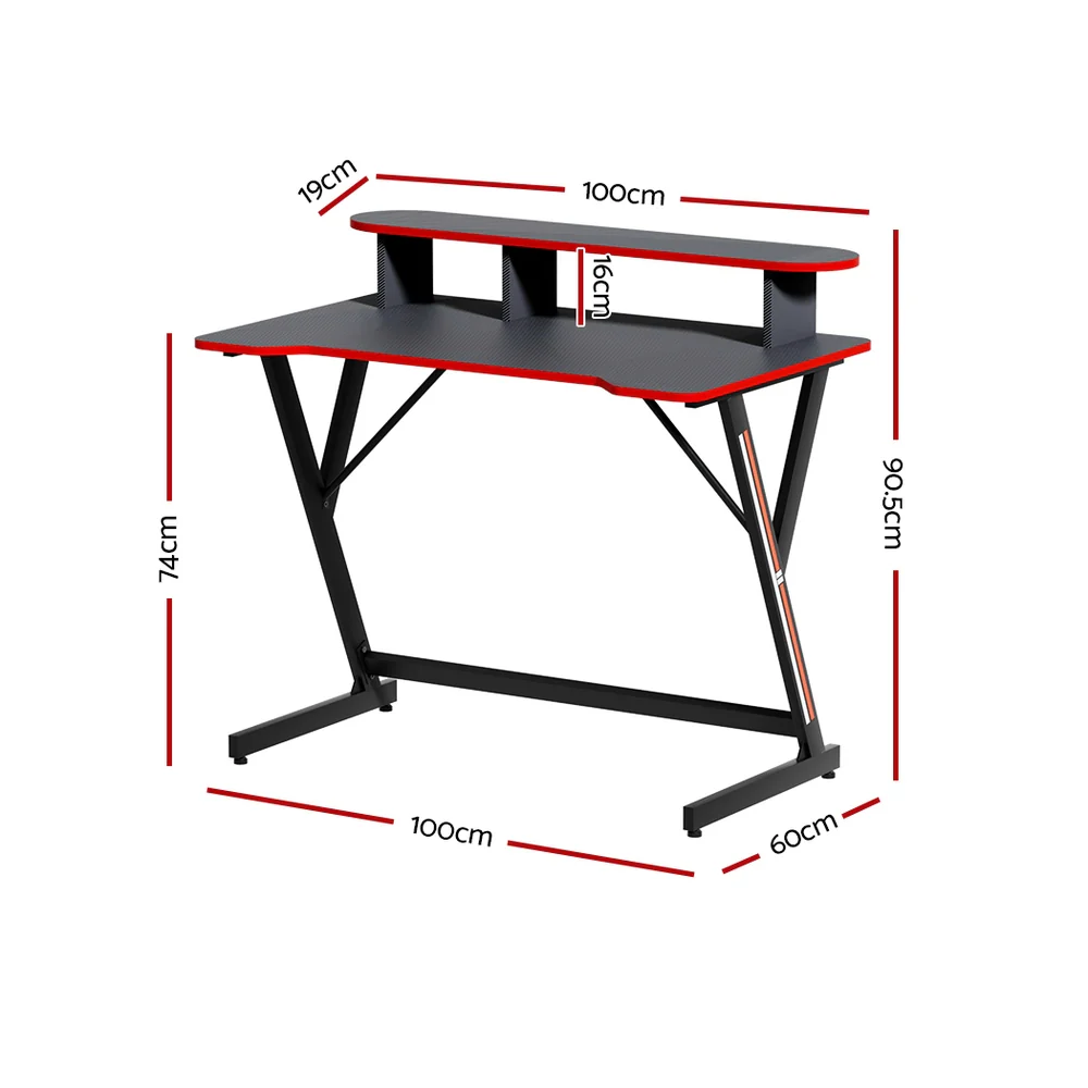 Artiss Gaming Desk Computer Desks 100cm - Nurns