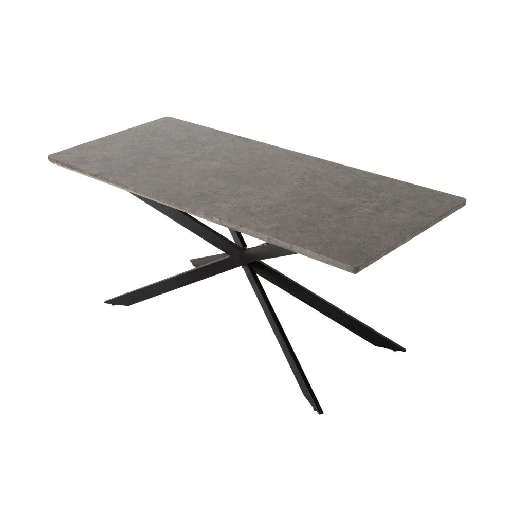 Carter Rectangular Dining Table Mdf Marbling - Nurns