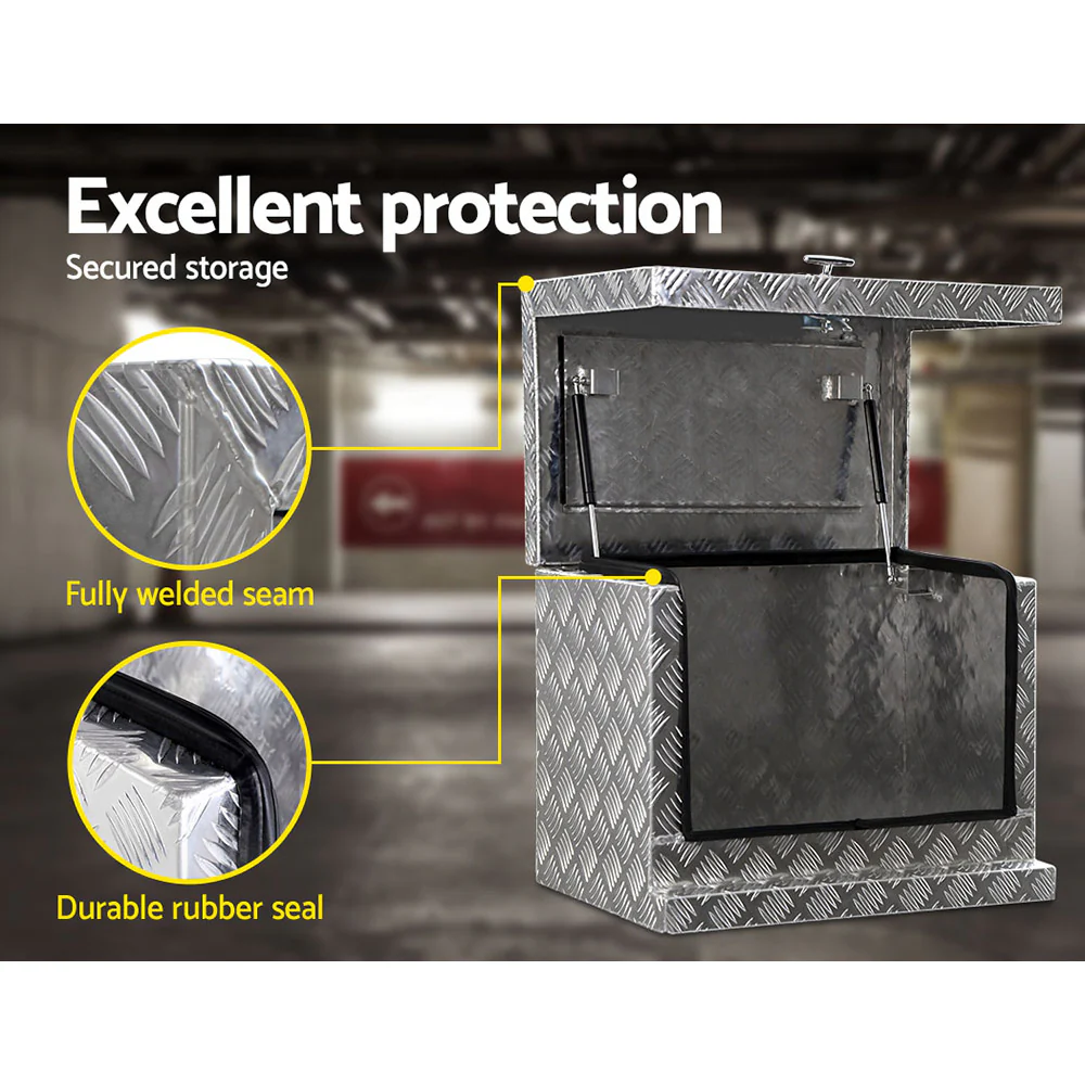 62x40x50cm Aluminium Tool box Ute Generator Toolbox Truck Trailer Canopy - Nurns