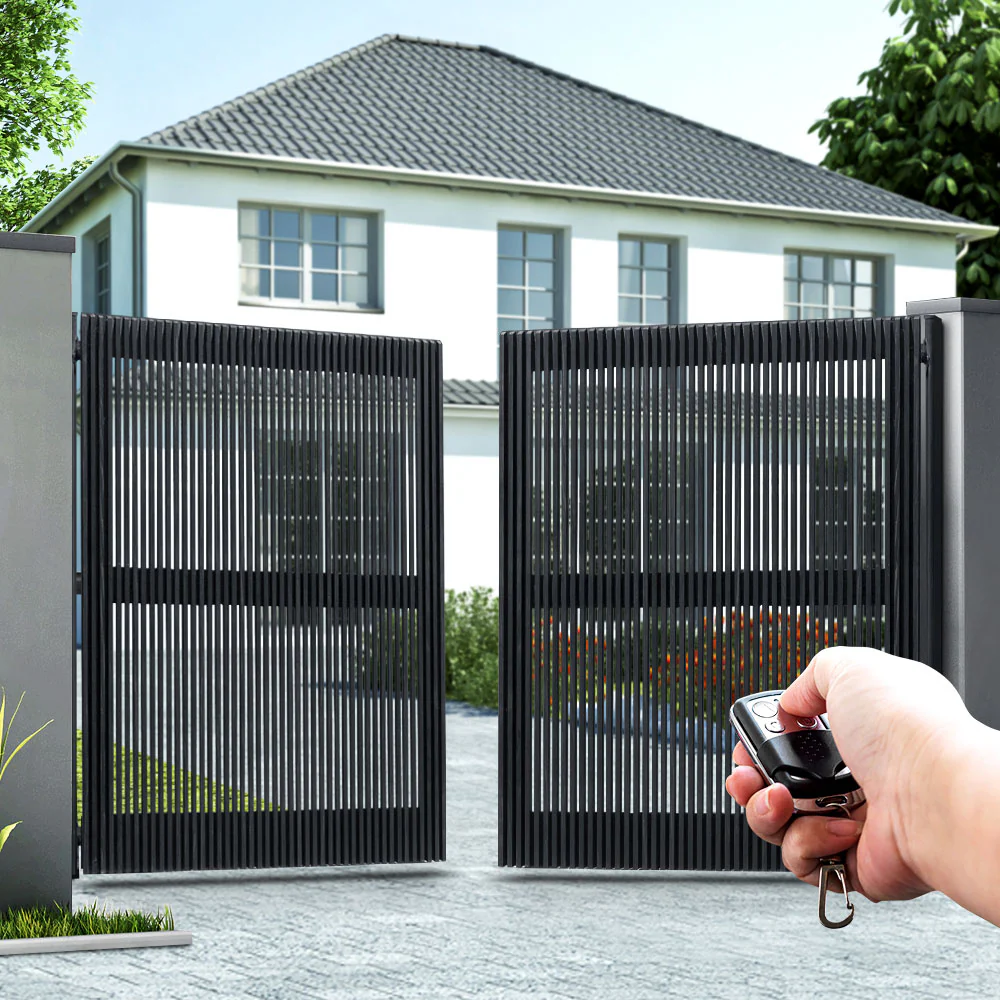Swing Gate Opener Double Automatic Electric Kit Remote Control 1000kg - Nurns