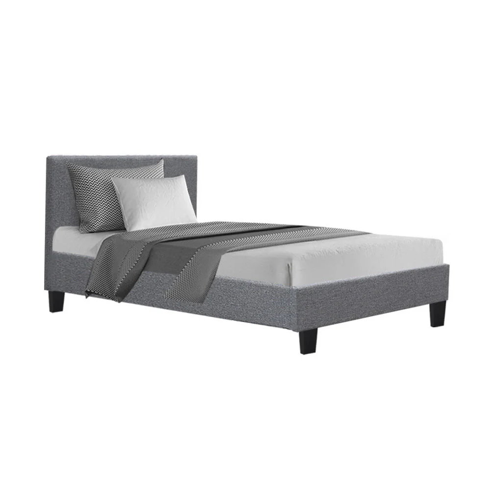 Saturn Bed & Mattress Package - Grey King Single - Nurns