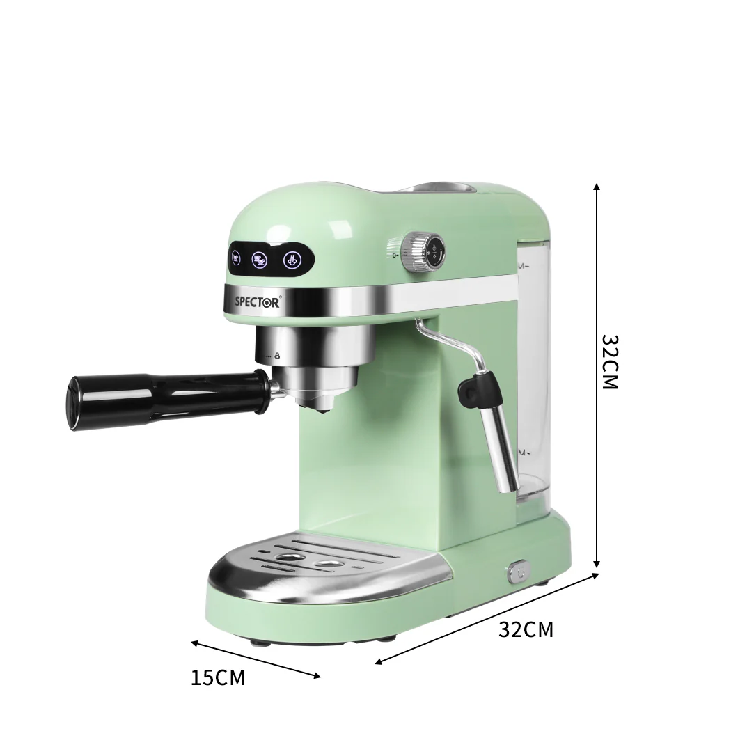 Spector Coffee Maker Machine Espresso Green Mint - Nurns