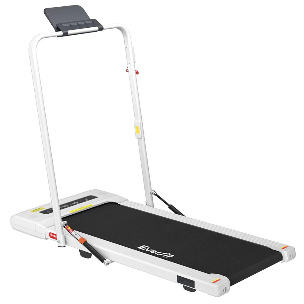 Everfit Treadmill Electric Walking Pad Under Desk Home Gym Fitness 400mm White - Nurns