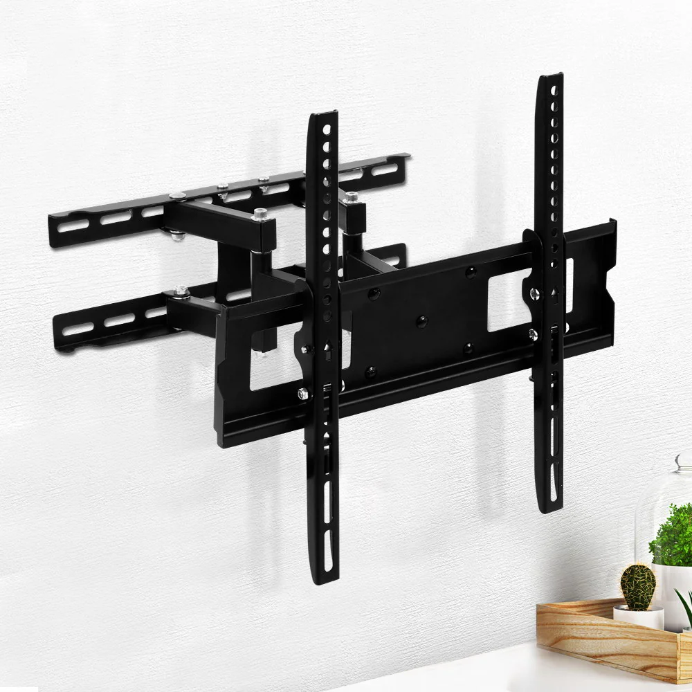 TV Wall Mount Bracket Tilt Swivel Full Motion Flat Slim LED LCD 23 32 42 50 55 inch - Nurns