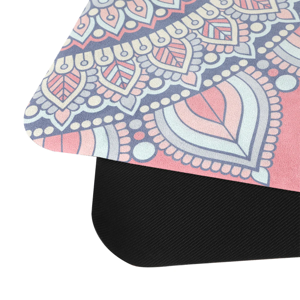 Centra Yoga Mat Foldable Non-Slip Exercise Pink - Nurns