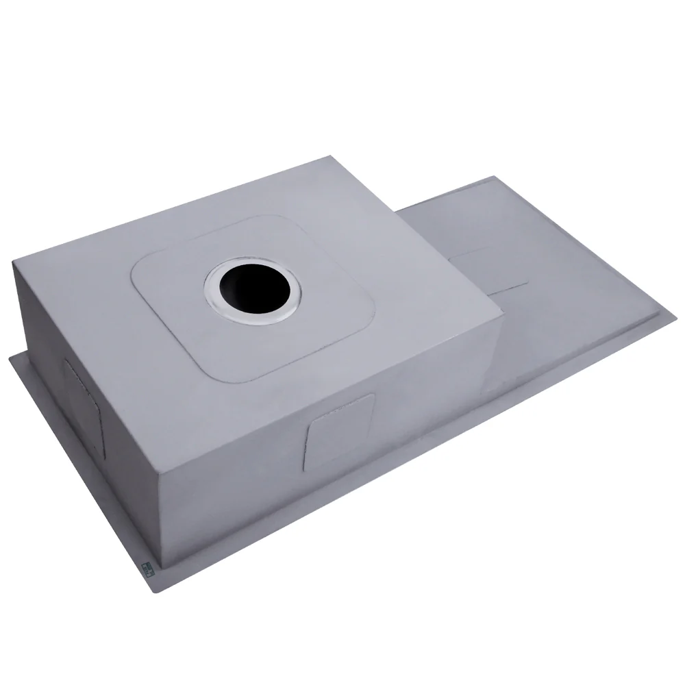 Cefito Kitchen Sink 96X45cm Stainless Steel Basin Single Bowl Silver - Nurns