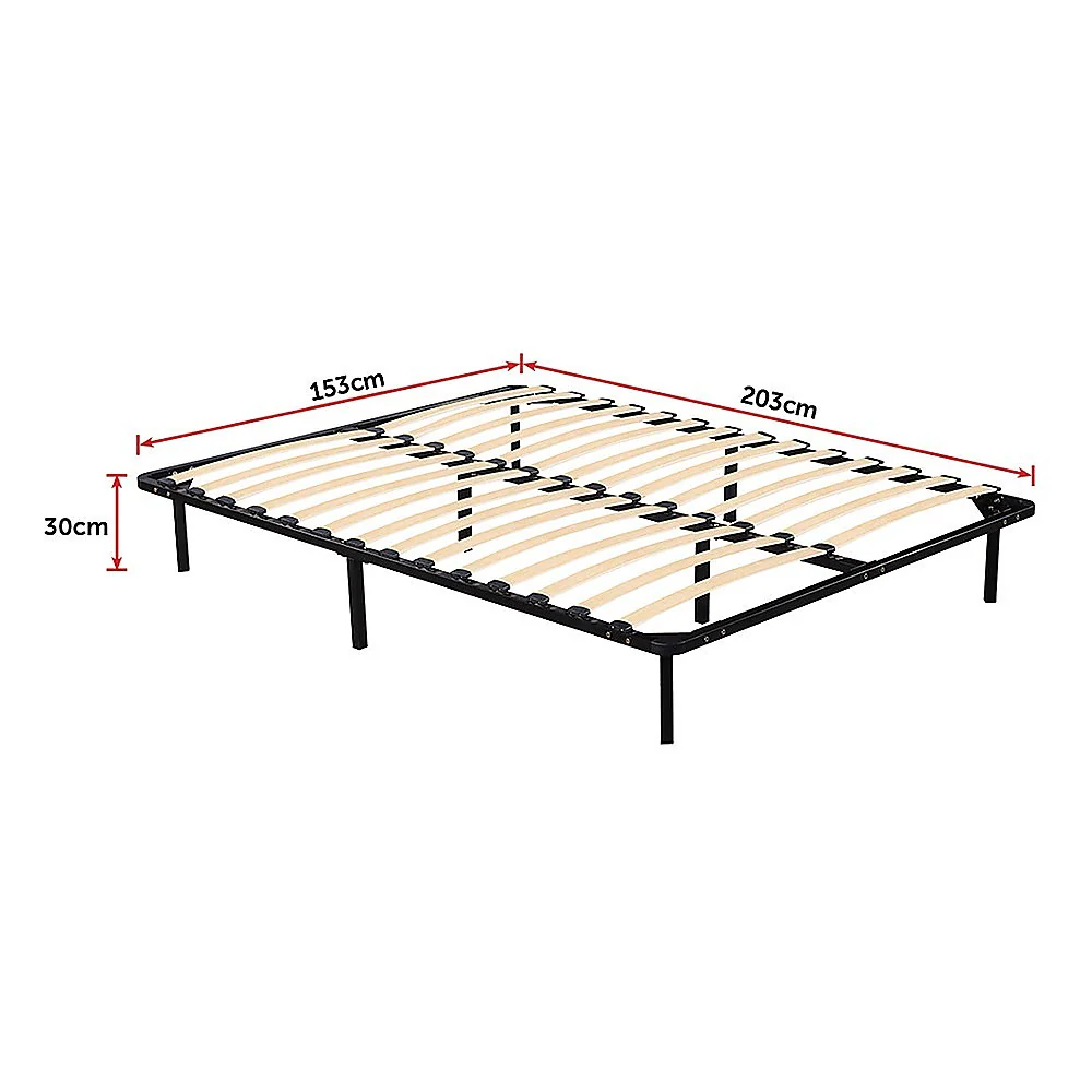 Eliana Metal Bed Frame - Black Queen - Nurns