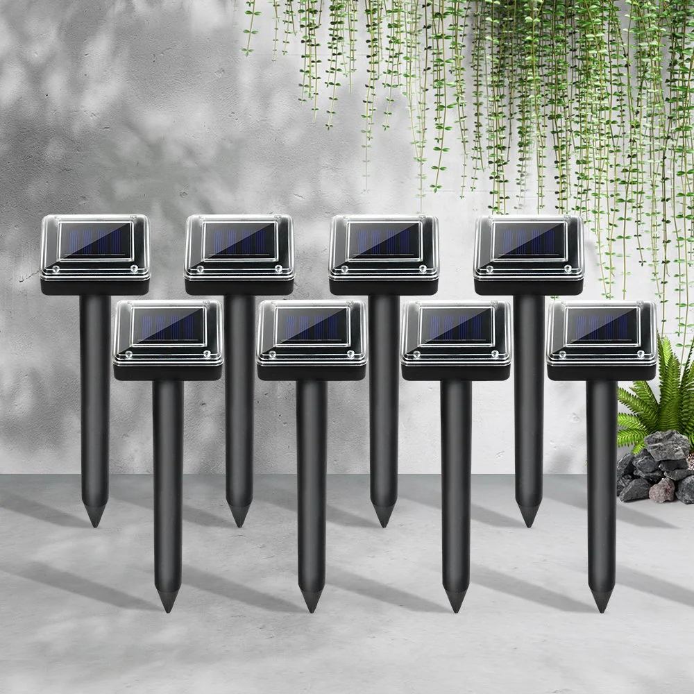 Solar Snake Repeller 8X Multi Pulse Ultrasonic Powered Pest Repellent - Nurns