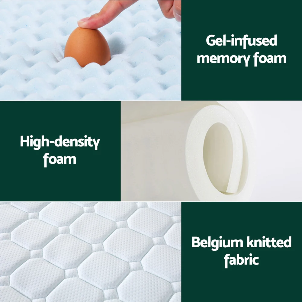 Remy 25cm Mattress Cool Gel Foam - Queen - Nurns