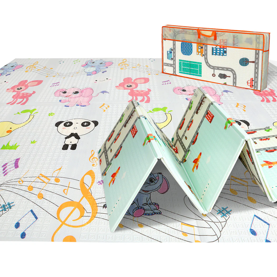 BoPeep Kids Play Mat Baby Crawling Pad Floor Foldable XPE Foam Non-slip Cloud - Nurns