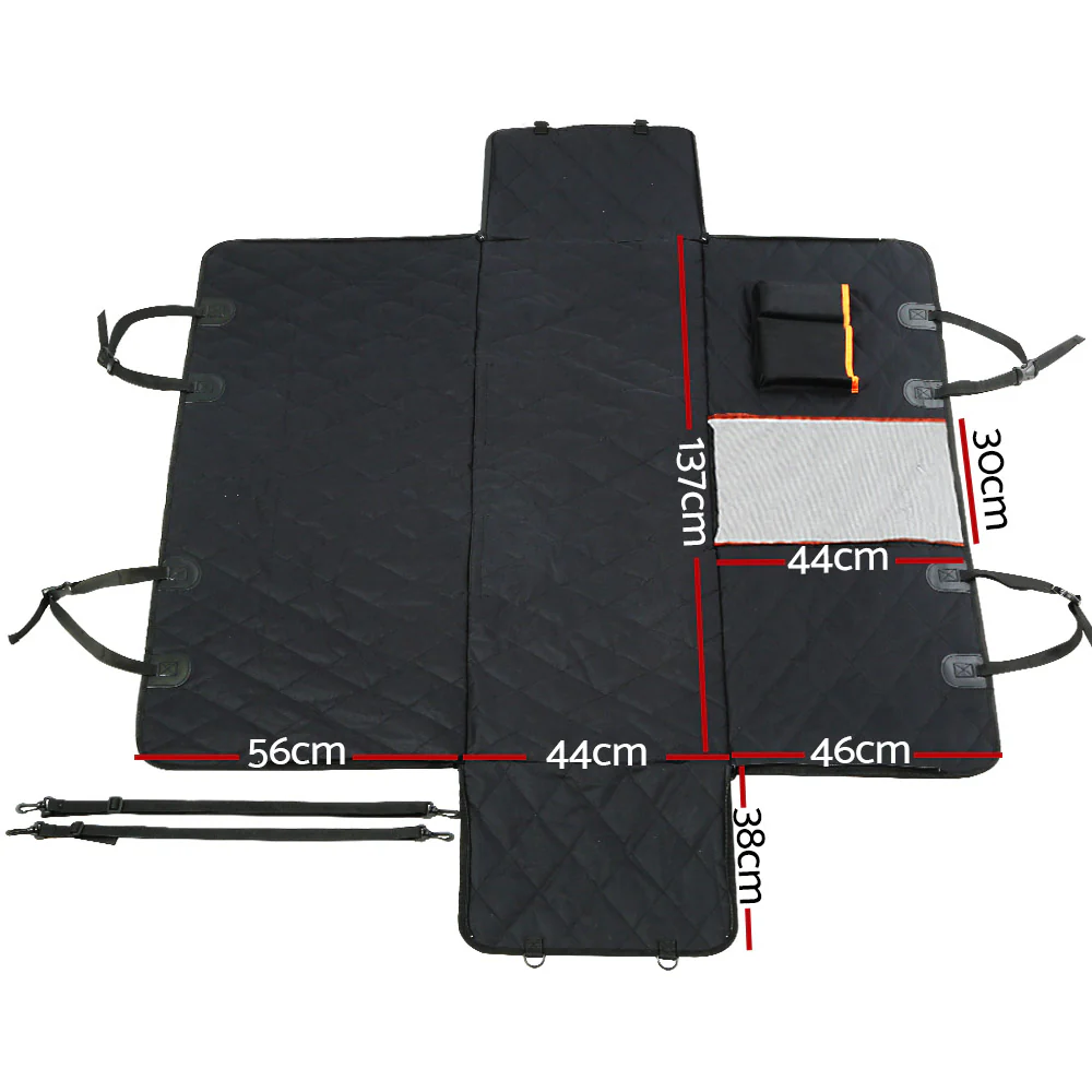 Pet Car Seat Cover Dog Hammock Protector Back Waterproof Belt Non Slip Mat - Nurns