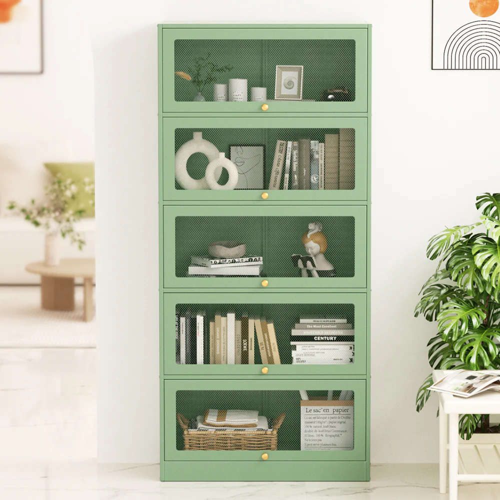 Kian Metal Buffet Sideboard Cabinet - Green - Nurns
