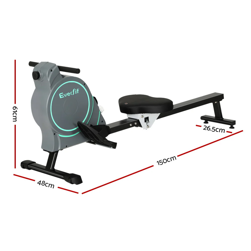 Everfit Rowing Machine 16 Levels Magnetic Rower Gym Home Cardio with APP - Nurns