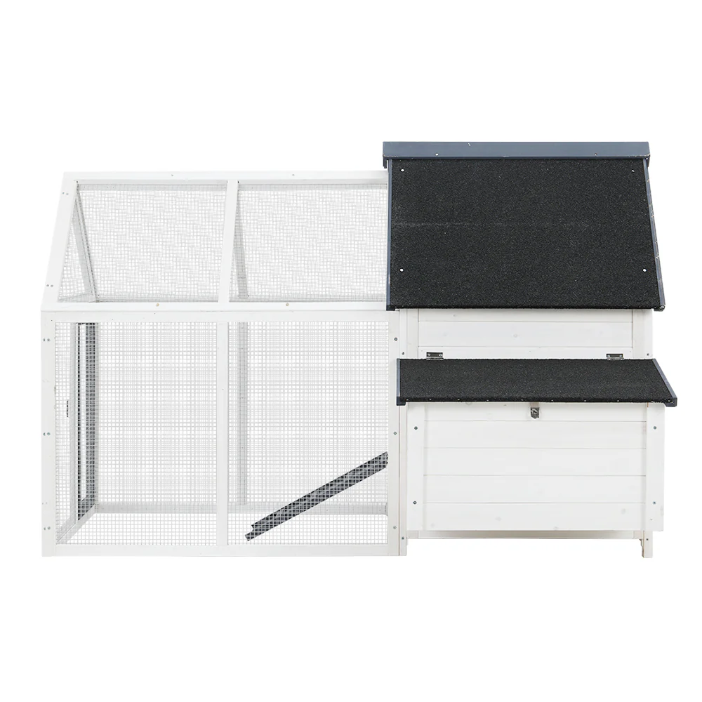 Chicken Coop Rabbit Hutch Large House Run Cage XL Pet Hutch Bunny Wooden - Nurns