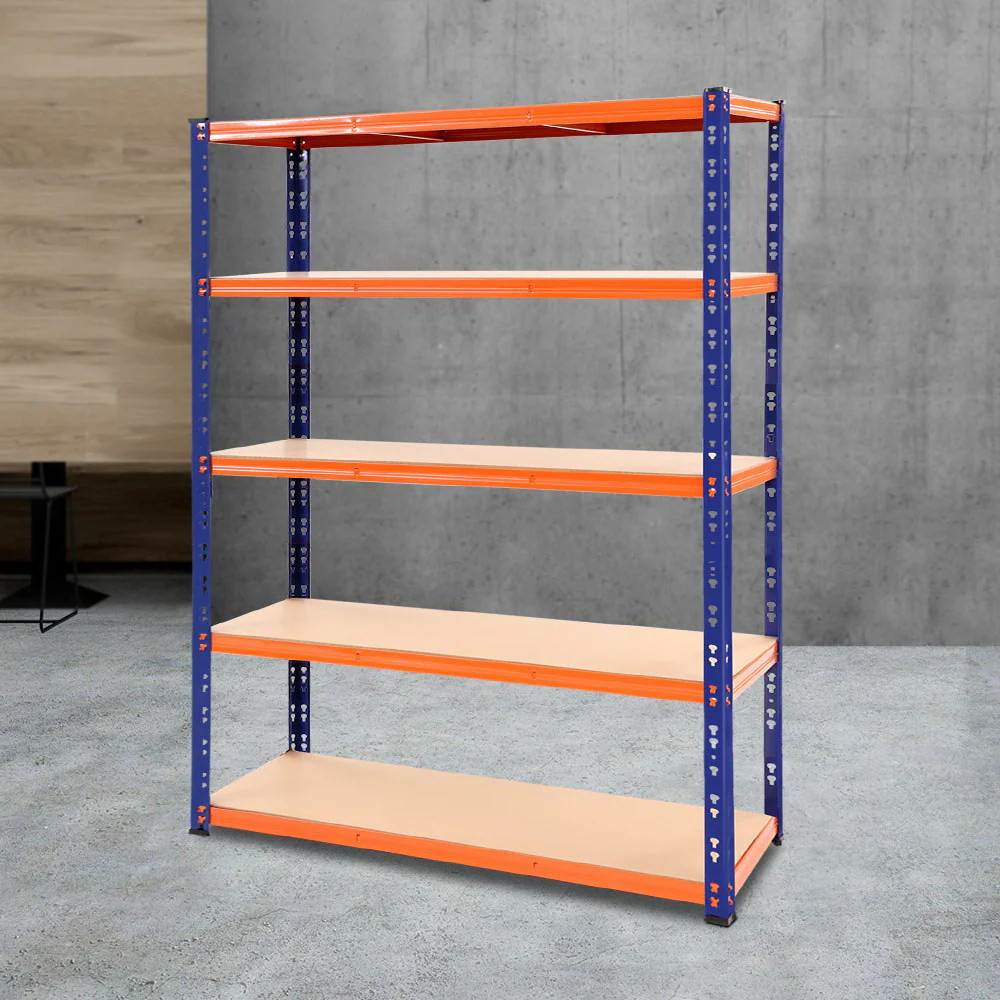 Giantz 1.8M Garage Shelving Warehouse Rack Pallet Racking Storage Shelve Blue - Nurns