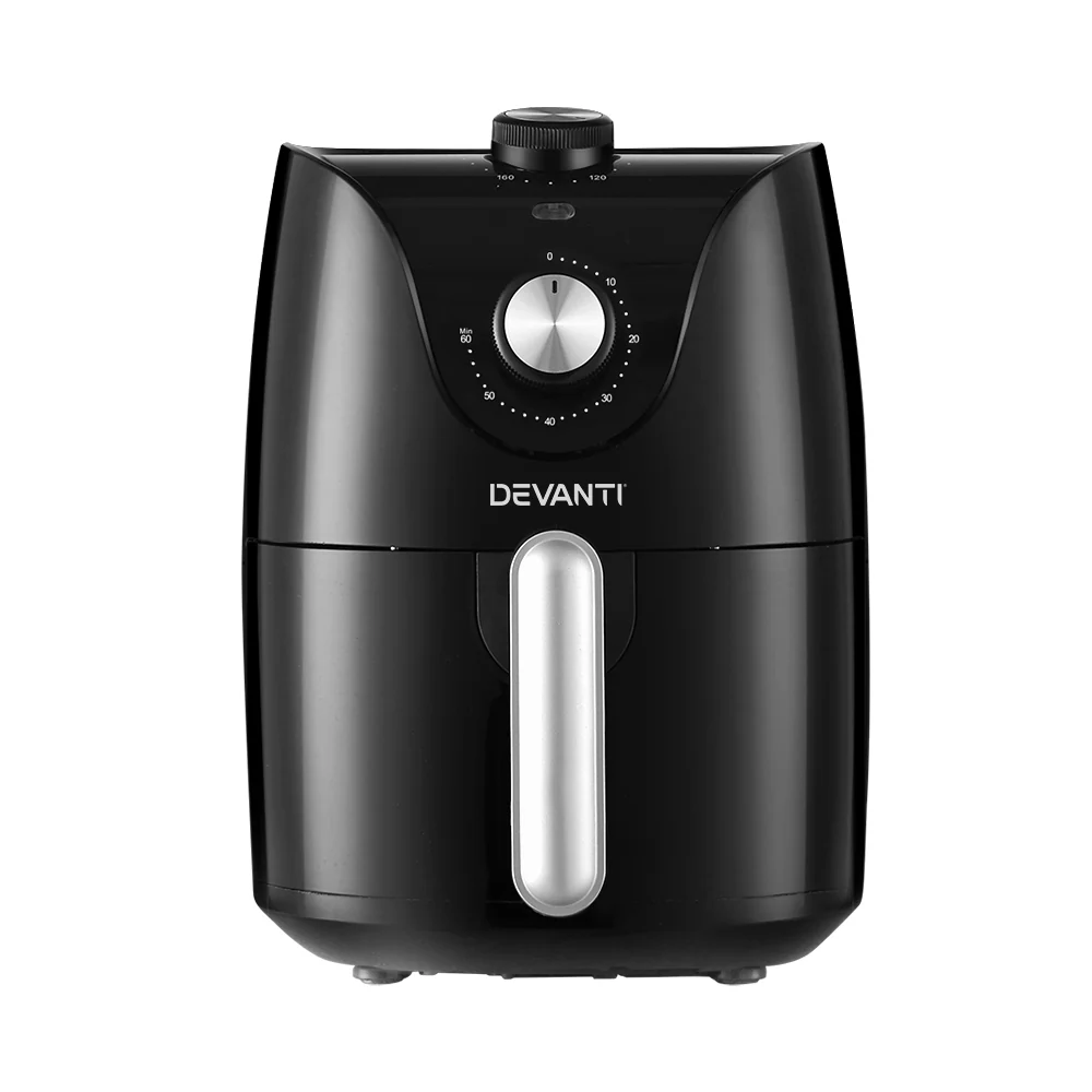 Devanti Air Fryer 2.5L Knob Fryers - Nurns