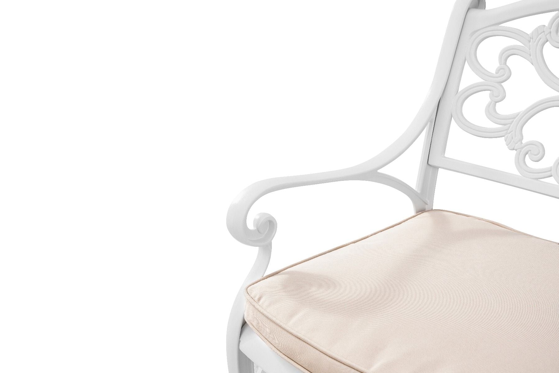 Lydia Aluminium Chair - White - Nurns
