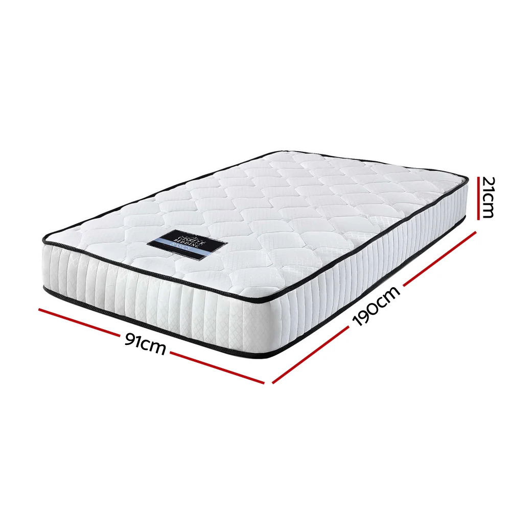 Brooklyn 21cm Thick Pocket Spring Mattress - Single - Nurns