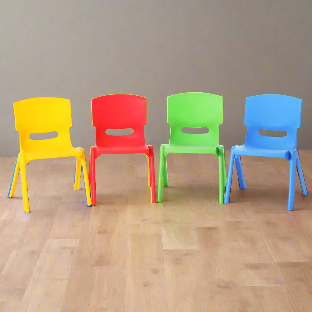 Perryn Set of 4 Chair Set Play Chairs - Multicolour - Nurns