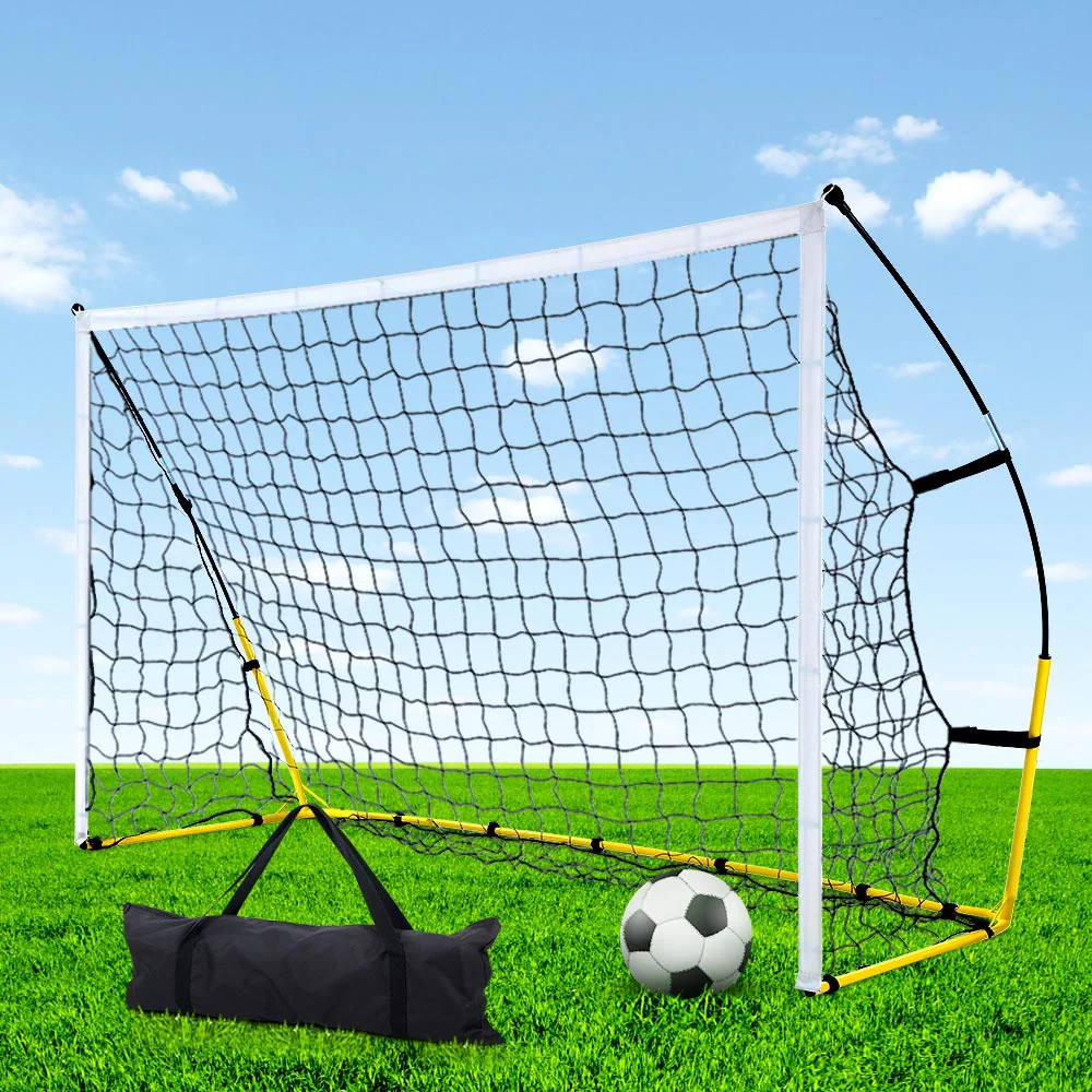 Everfit 2.4m Football Soccer Net Portable Goal Net Rebounder Sports Training - Nurns