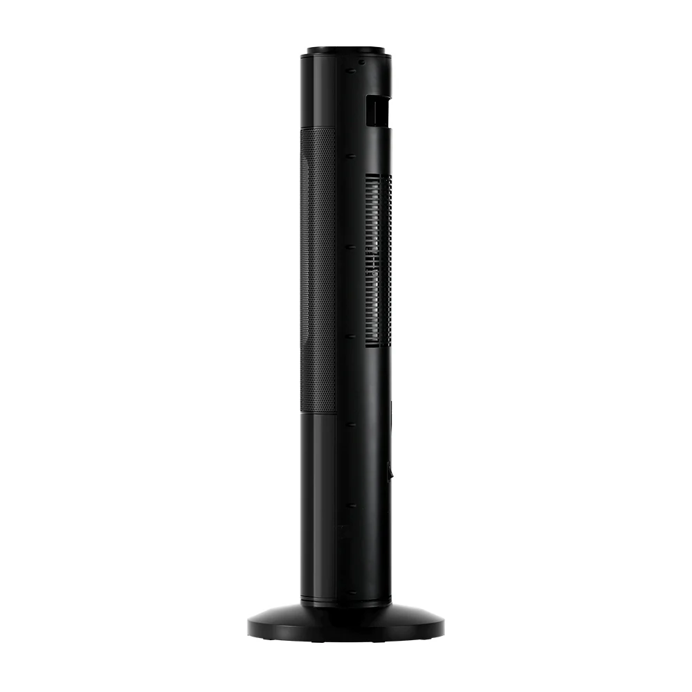 Ceramic Tower Heater 3D Flame 2000W - Black - Nurns