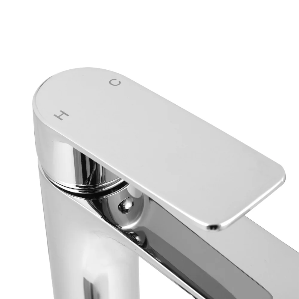 Bathroom Basin Mixer Tap Brass Faucet Vanity Laundry Sink Chrome - Nurns