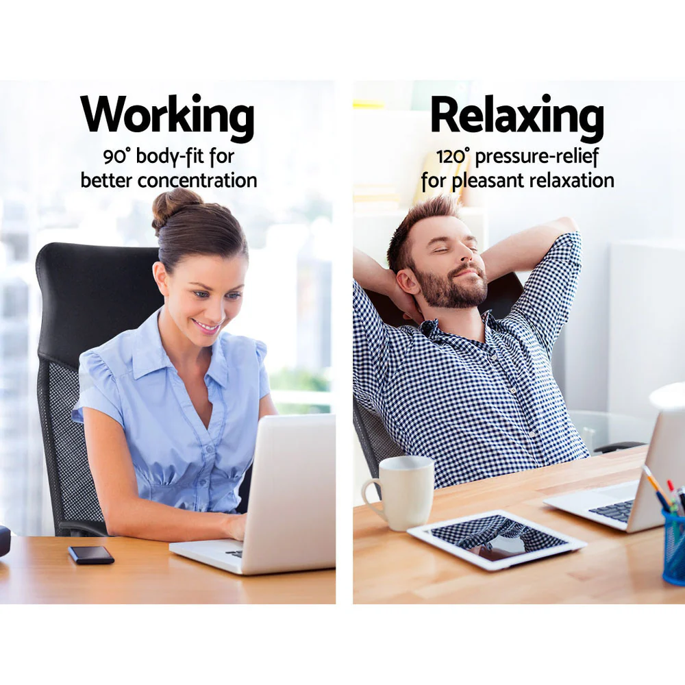 Artiss Mesh Office Chair High Back Black - Nurns