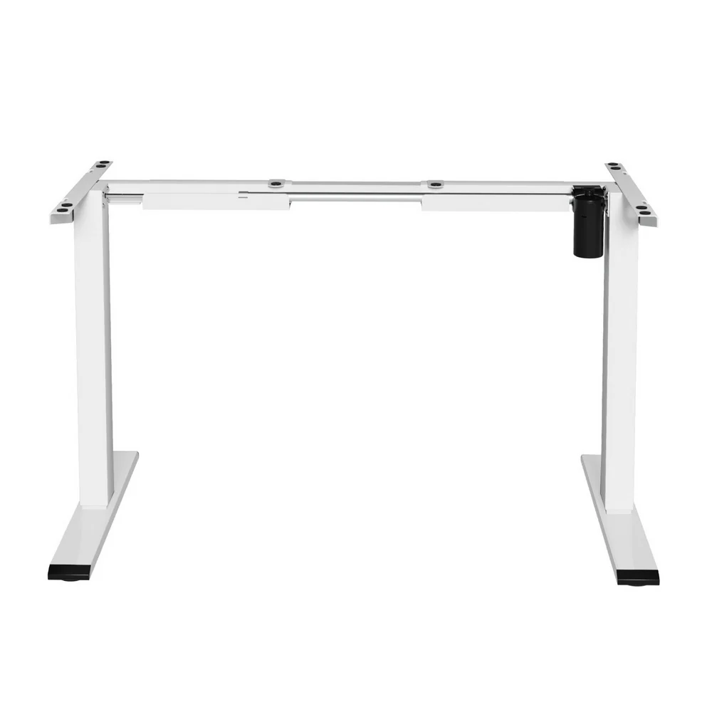 Artiss Electric Standing Desk Frame Only Height Adjustable 70Kg Load White - Nurns