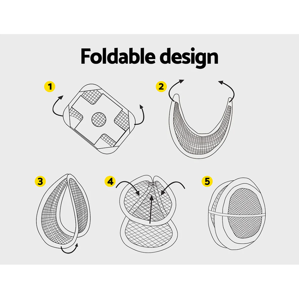 Everfit Football Soccer Goal Net Baseball Target Rebounder Training Aid - Nurns