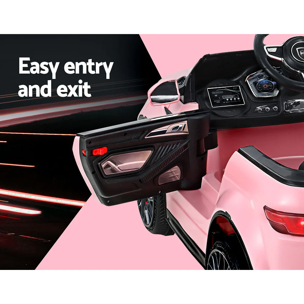 Kids Ride on Car Electric 12V Remote Toy Cars Battery SUV Toys - Pink - Nurns