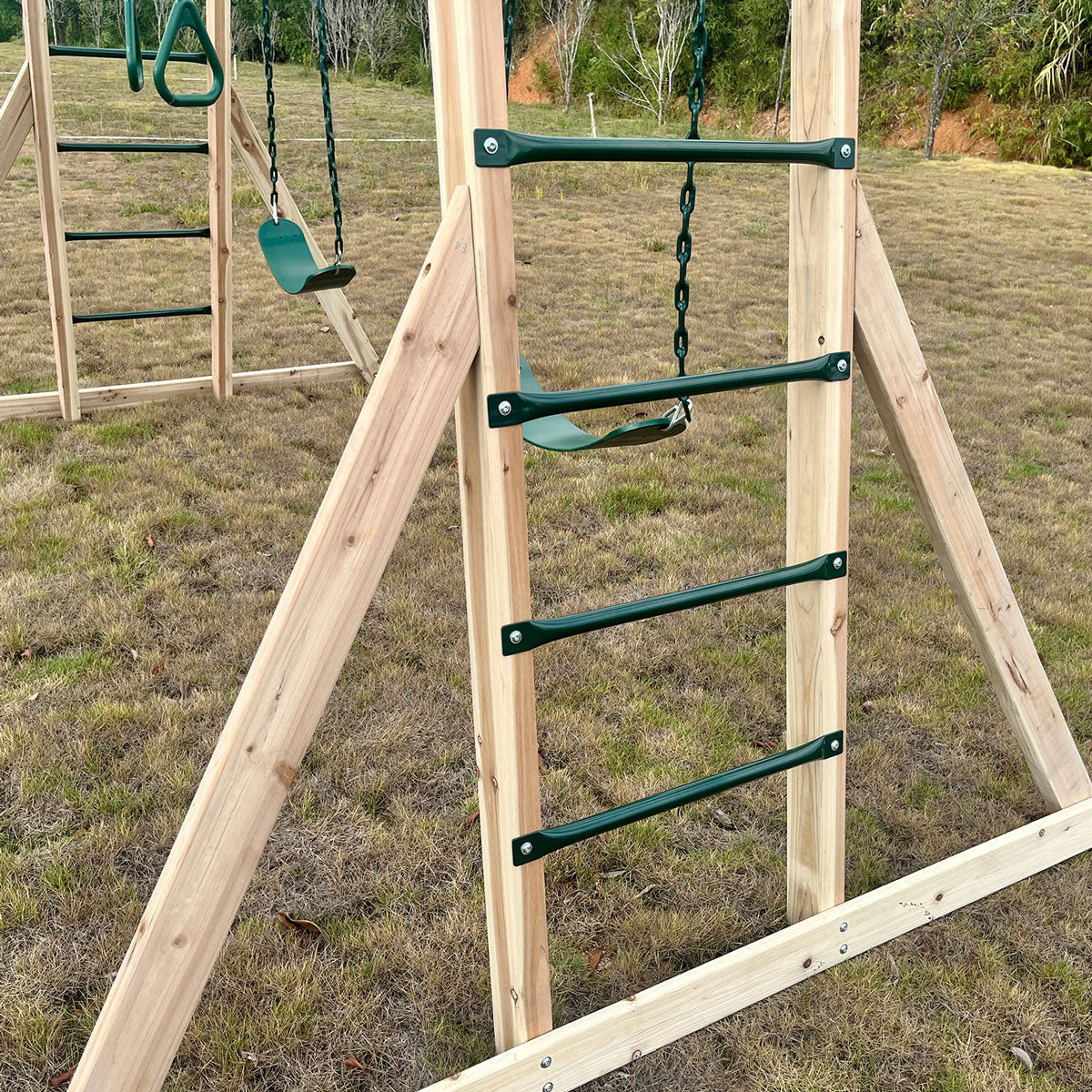 Kids Daintree 2-in-1 Monkey Bars & Swing Set - Nurns