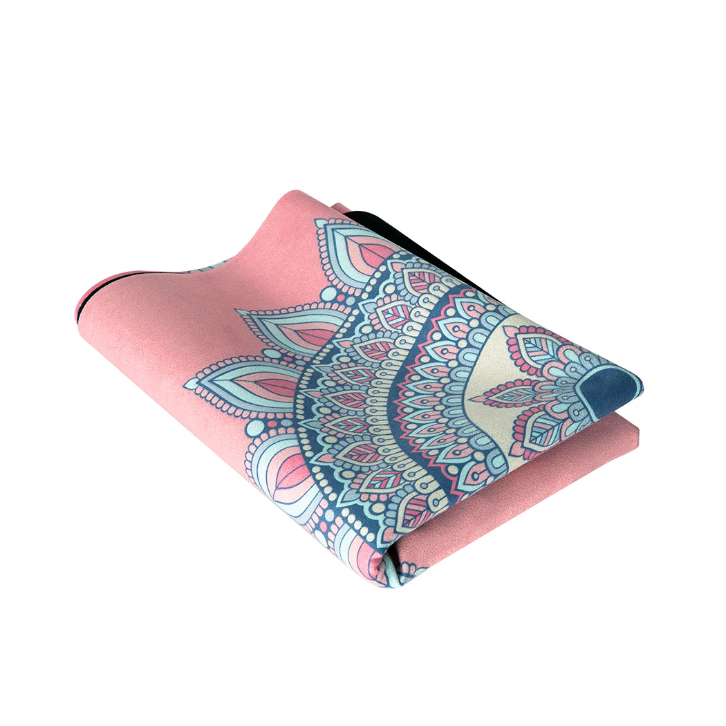 Centra Yoga Mat Foldable Non-Slip Exercise Pink - Nurns