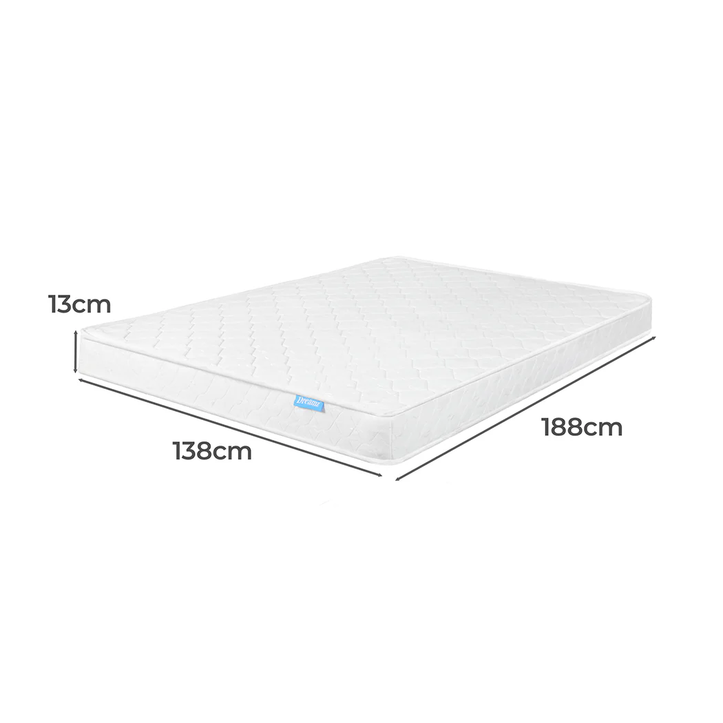 Zera 13cm Mattress Spring Coil Bonnell Sleep Foam Medium Firm - Double - Nurns