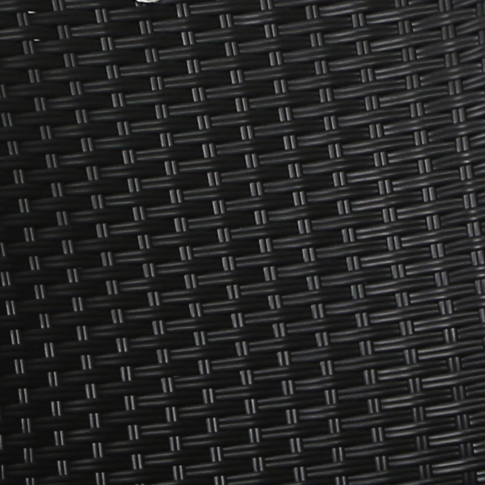 Yeovil 5-Piece Recliner Chair Outdoor Furniture Setting Patio Wicker Sofa Chair and Ottoman - Black - Nurns