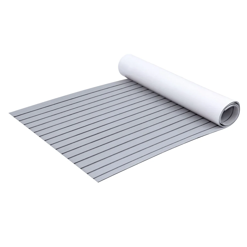 Foam Boat Flooring Mat Decking Sheet 240x90x0.6cm Light Grey - Nurns