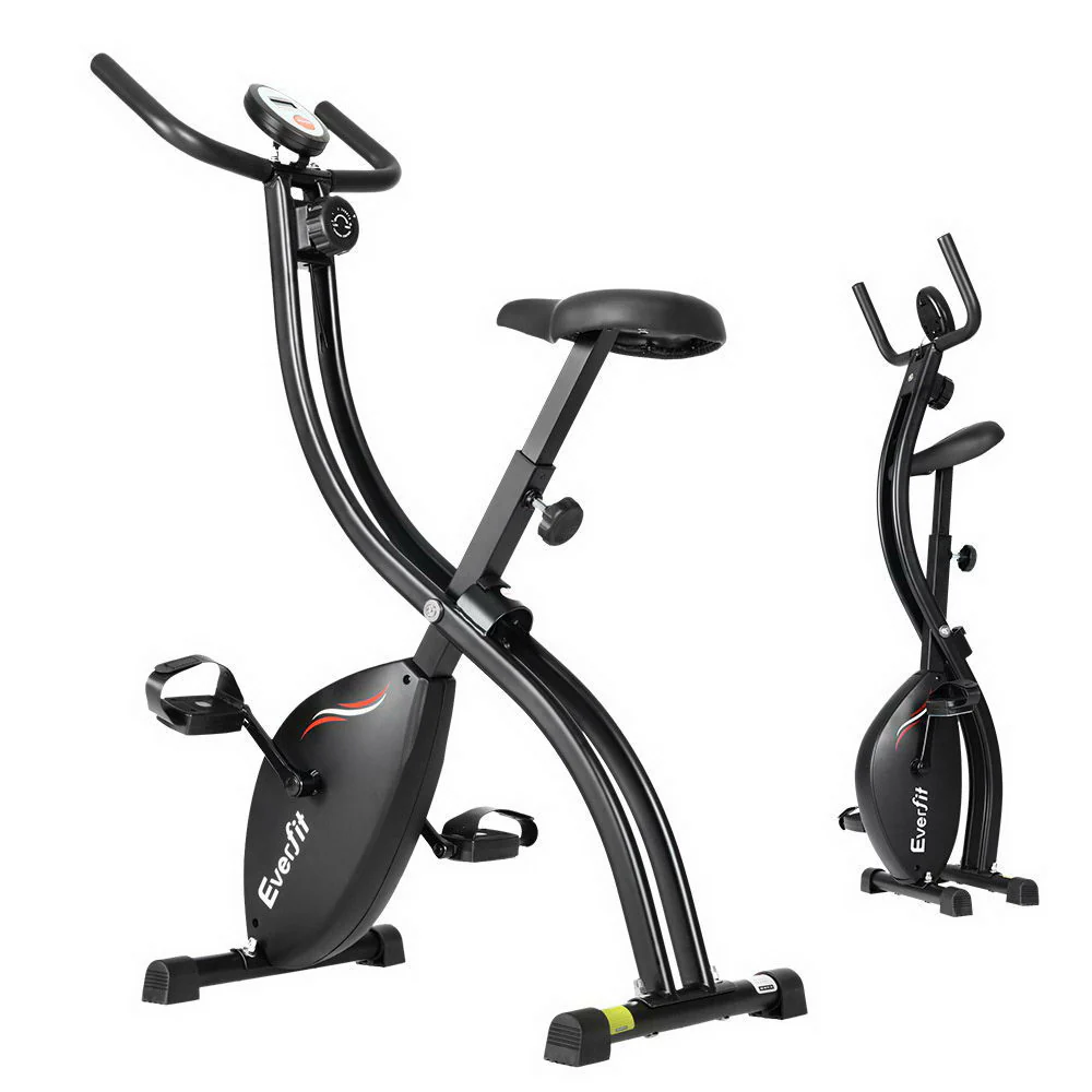 Everfit Folding Exercise Bike Magnetic X-Bike Bicycle Indoor Cycling Cardio - Nurns